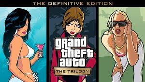 Key art for the Grand Theft Auto Trilogy: Definitive Edition.