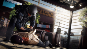 A screenshot of Battlefield: Hardline